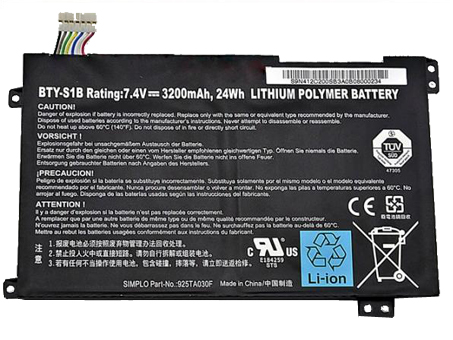 Batterie pour portable Msi 925TA030F