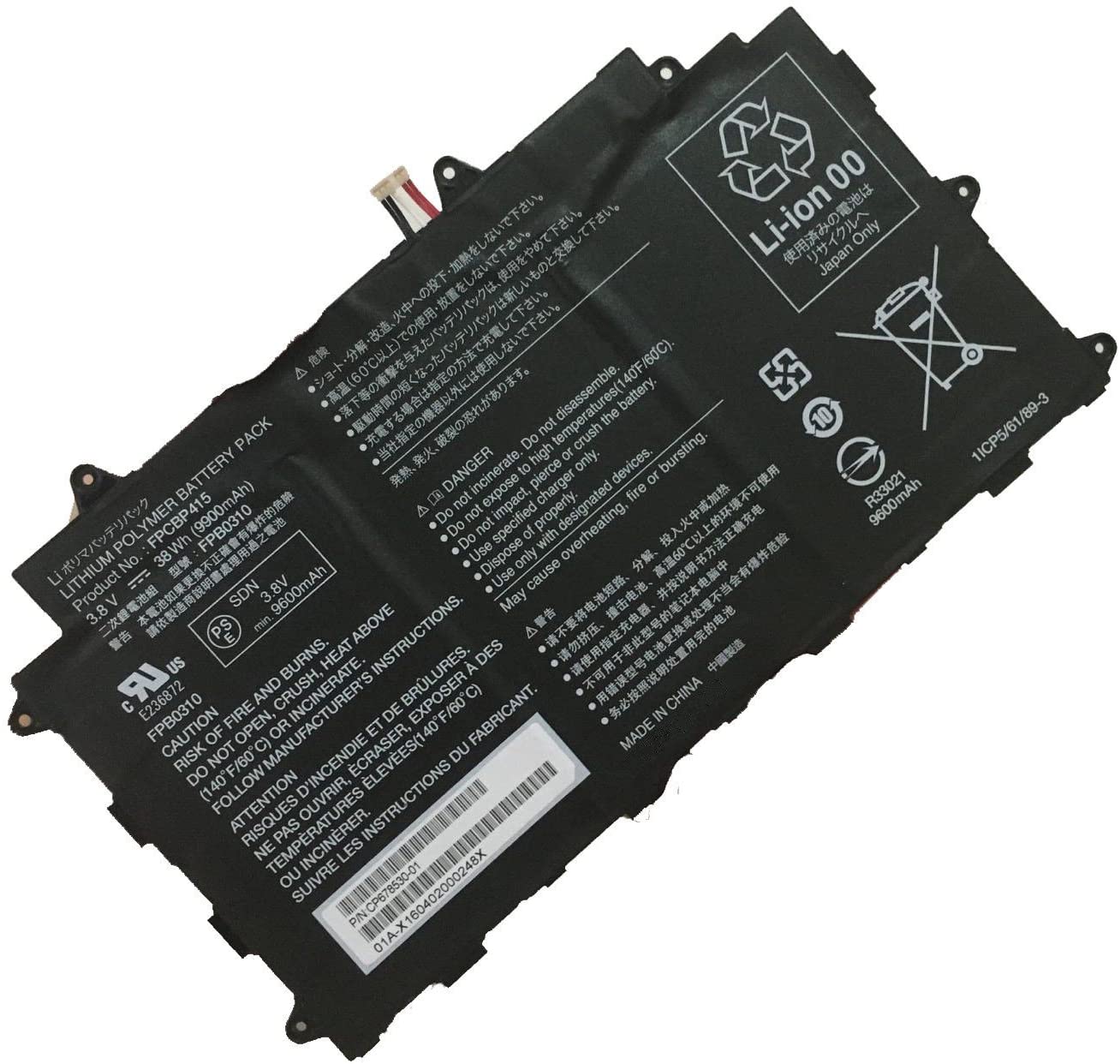 Batterie pour portable Fujitsu Stylistic Q584H Série Tablet