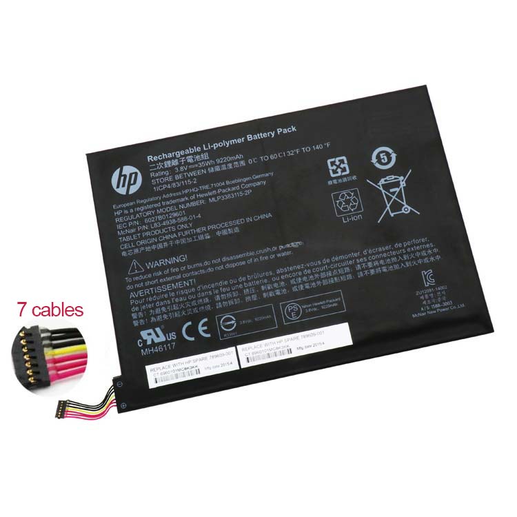 HP 789609-001 PC portable batterie