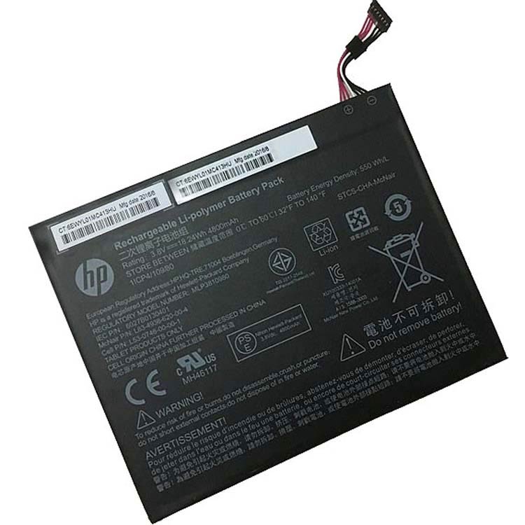Batterie pour portable HP PRO WINDOWS TABLET 408 G1 I508O