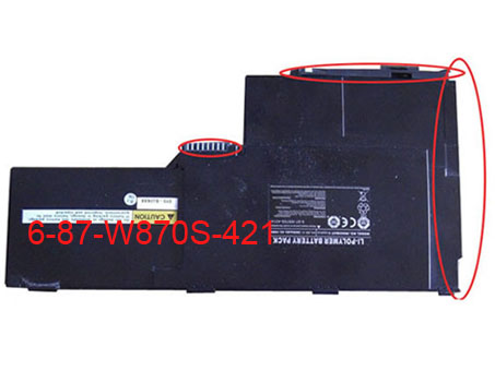 Batterie pour portable CLEVO 6-87-W870S-421A
